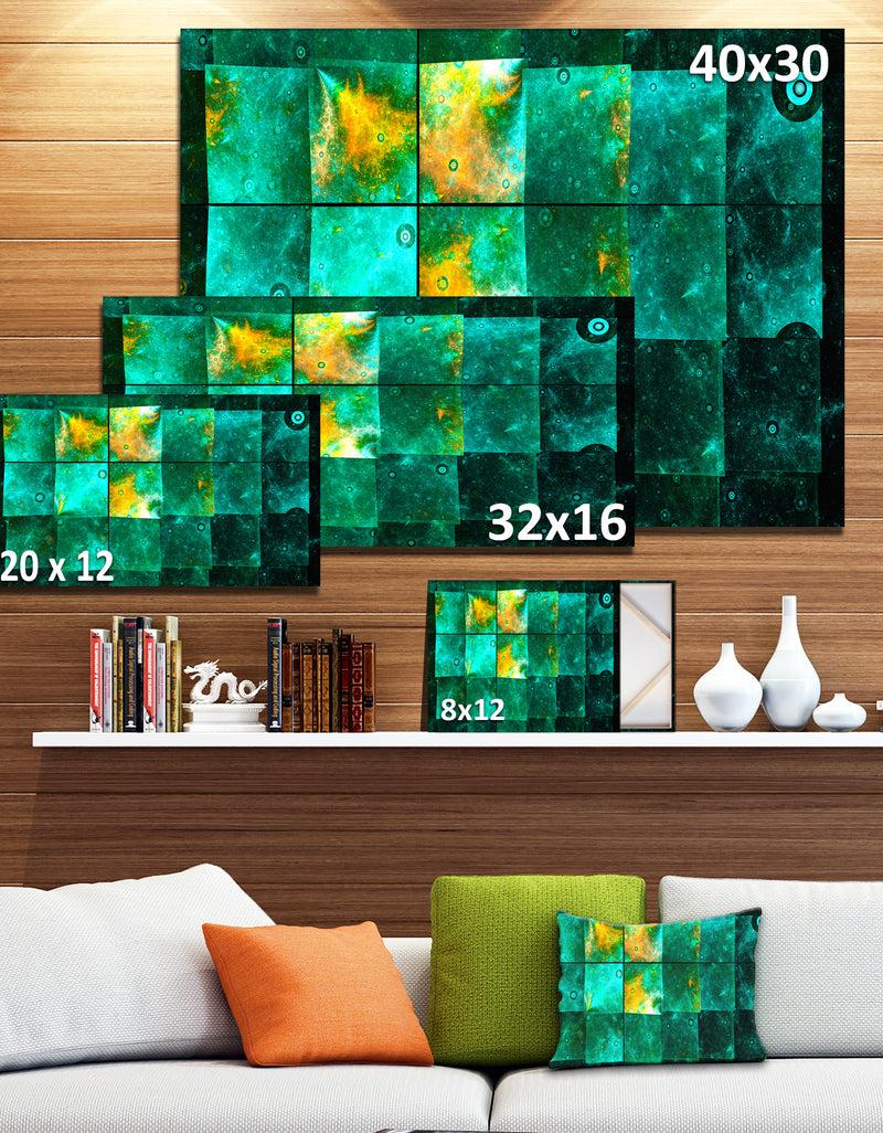 DesignQ Astrological Space Map'Extra Large Abstract Canvas Art Print