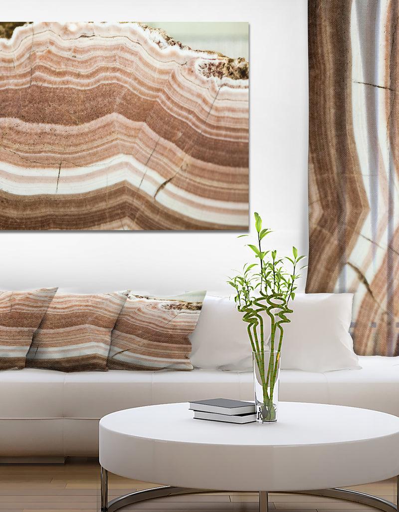 DesignQ Crystals minerals and stones - Stone Photographic on Wrapped Canvas