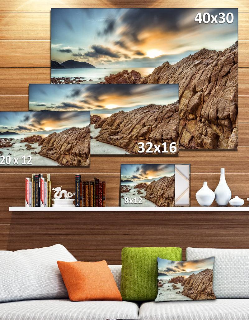 DesignQ Design Canvas Art Print 'Quang Ninh Province Vietnam - Extra Large Landscape Canvas Art Print