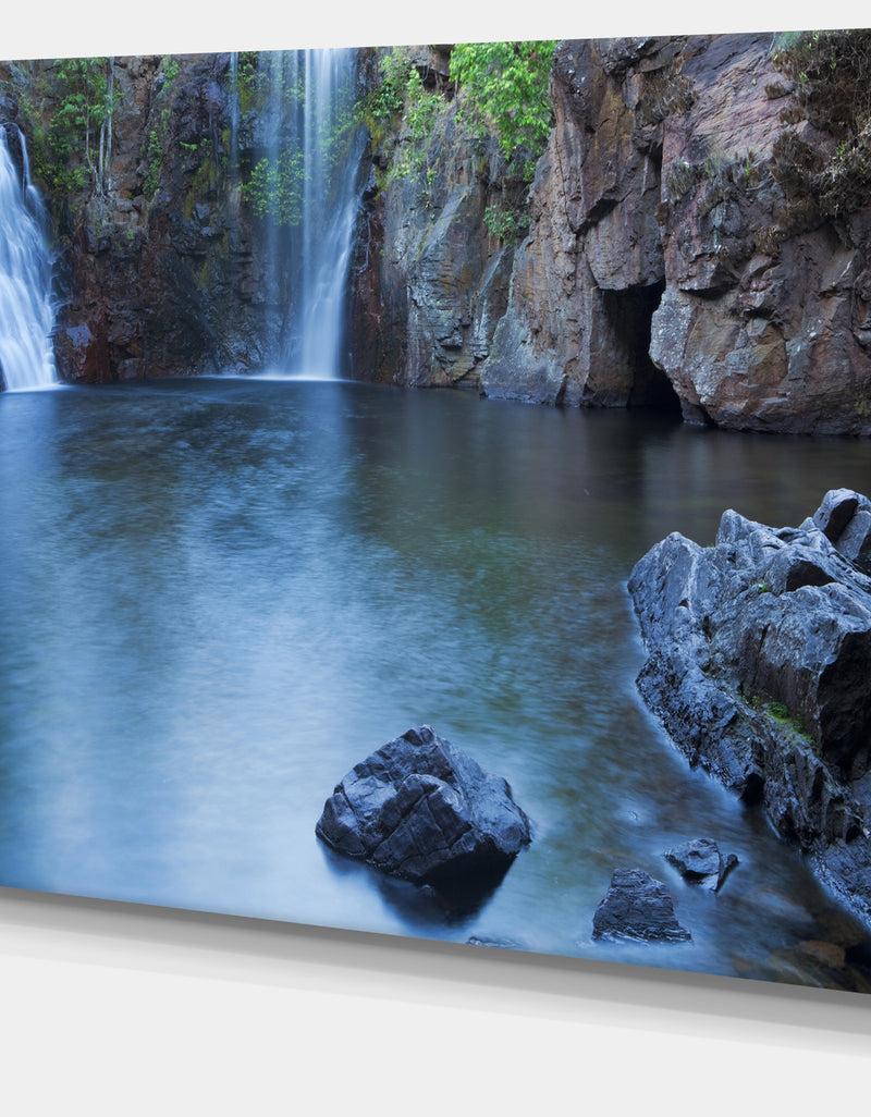 DesignQ Florence Falls In Litchfield - Landscape Wall Art On Canvas