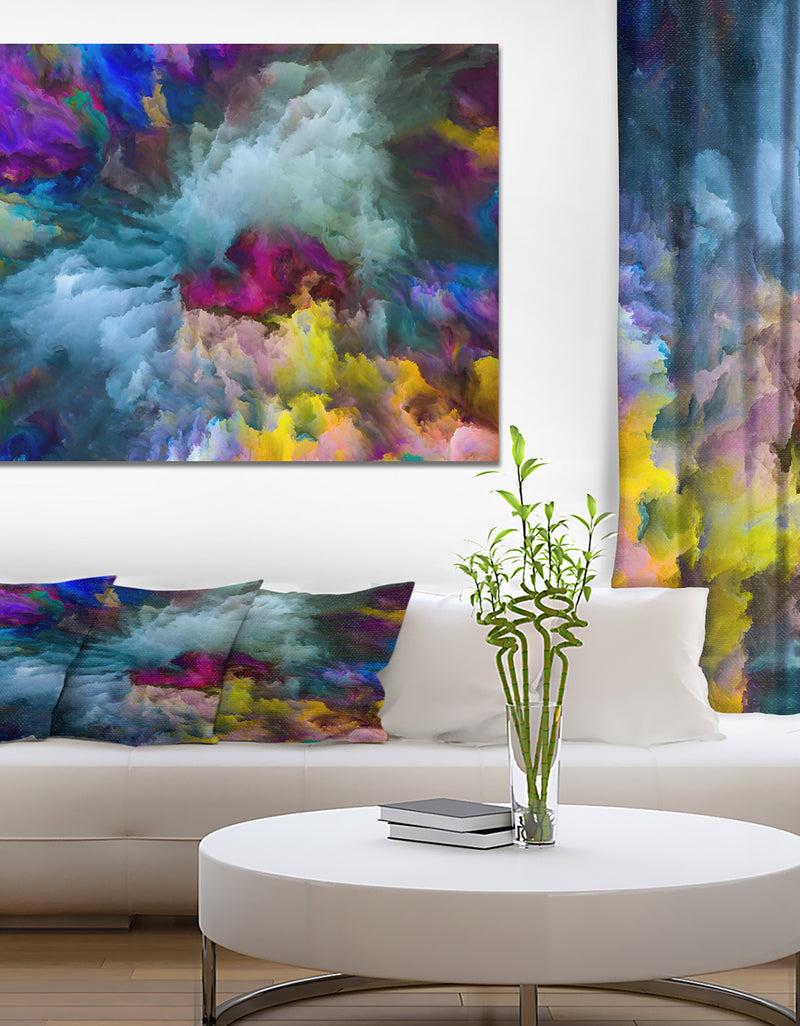 DesignQ Illusion Of Texture - Contemporary Art On Wrapped Canvas