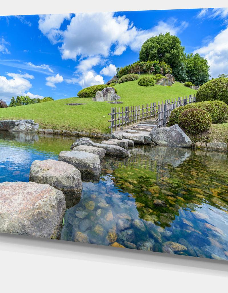 DesignQ Japanese Garden In Okayama - Landscape Wall Artwork