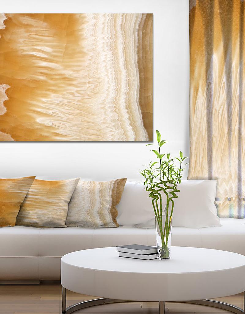 DesignQ Marble stone background - Stone Photographic on Wrapped Canvas
