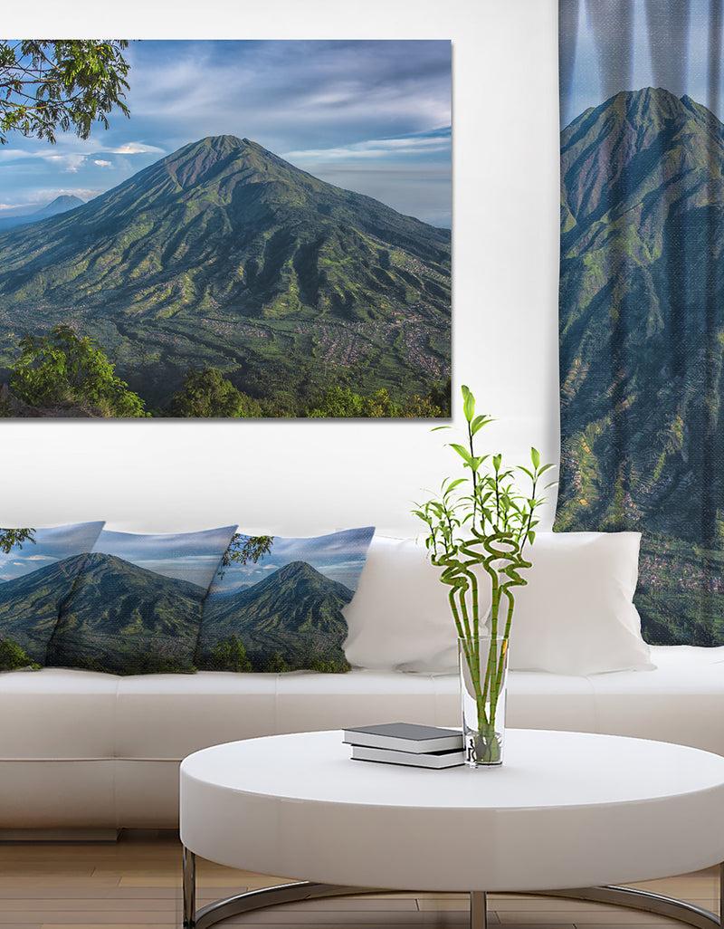 DesignQ Merbabu Volcano in Java - Landscape Wall Artwork