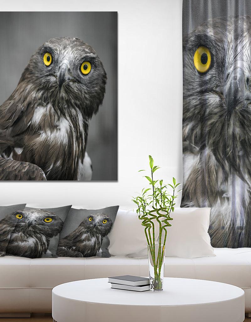 DesignQ Own in Dark - Animals Painting Print on Wrapped Canvas