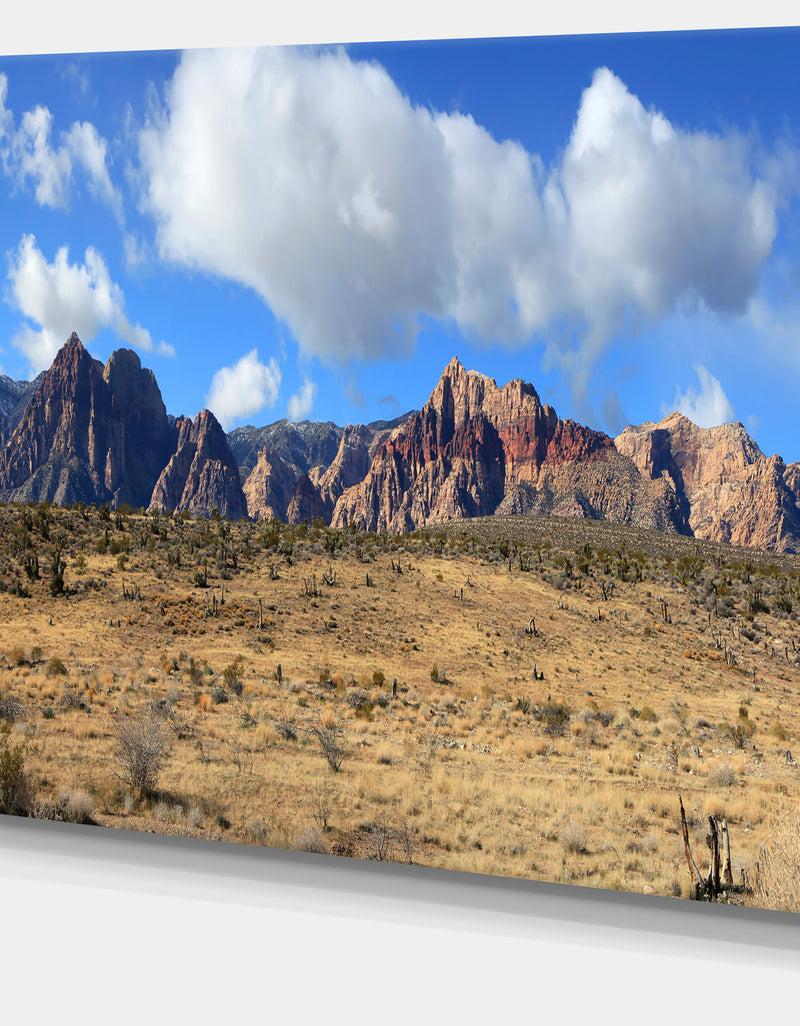 DesignQ Red Rock Canyon Landscape - Landscape Wall Artwork