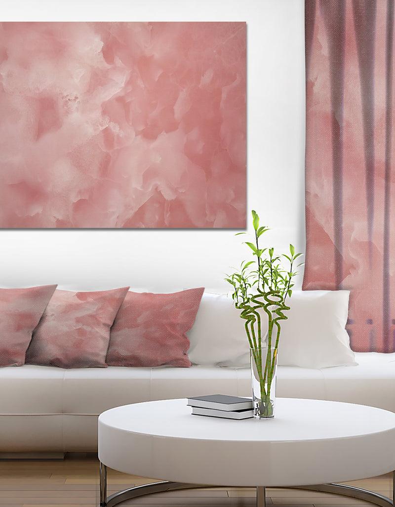 DesignQ Red Rock - Stone Photographic On Wrapped Canvas