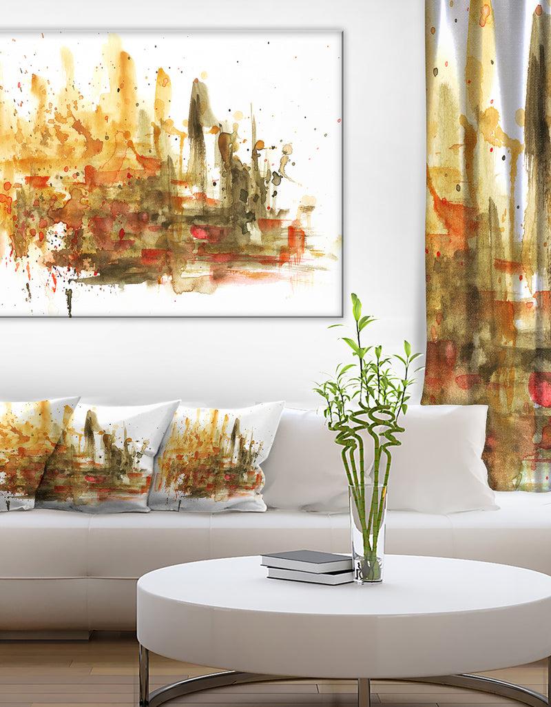 DesignQ Abstract Composition Art - Abstract Canvas Art Print