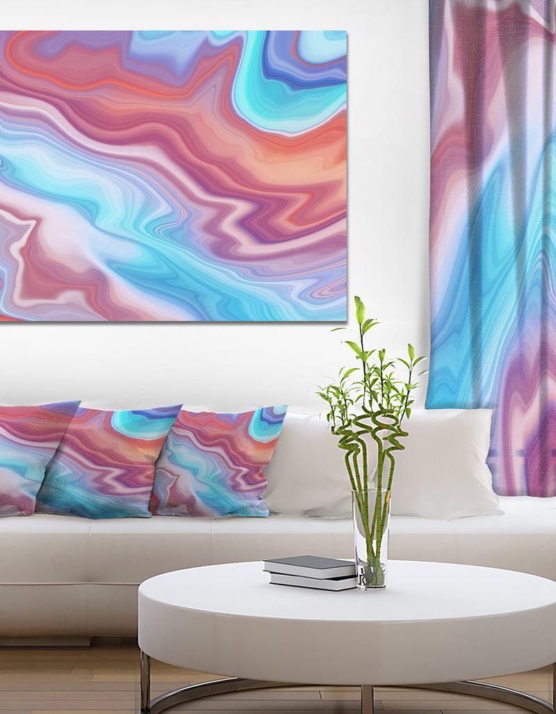 DesignQ Abstract Marbled Background - Abstract Canvas Wall Art