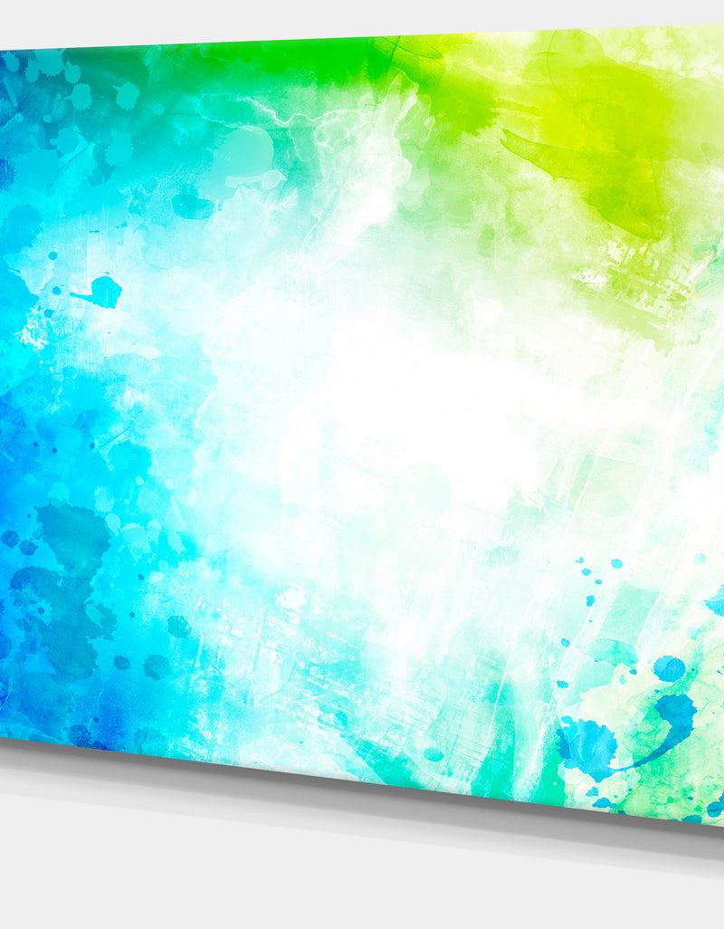 DesignQ Abstract Watercolor Art - Abstract Canvas Artwork