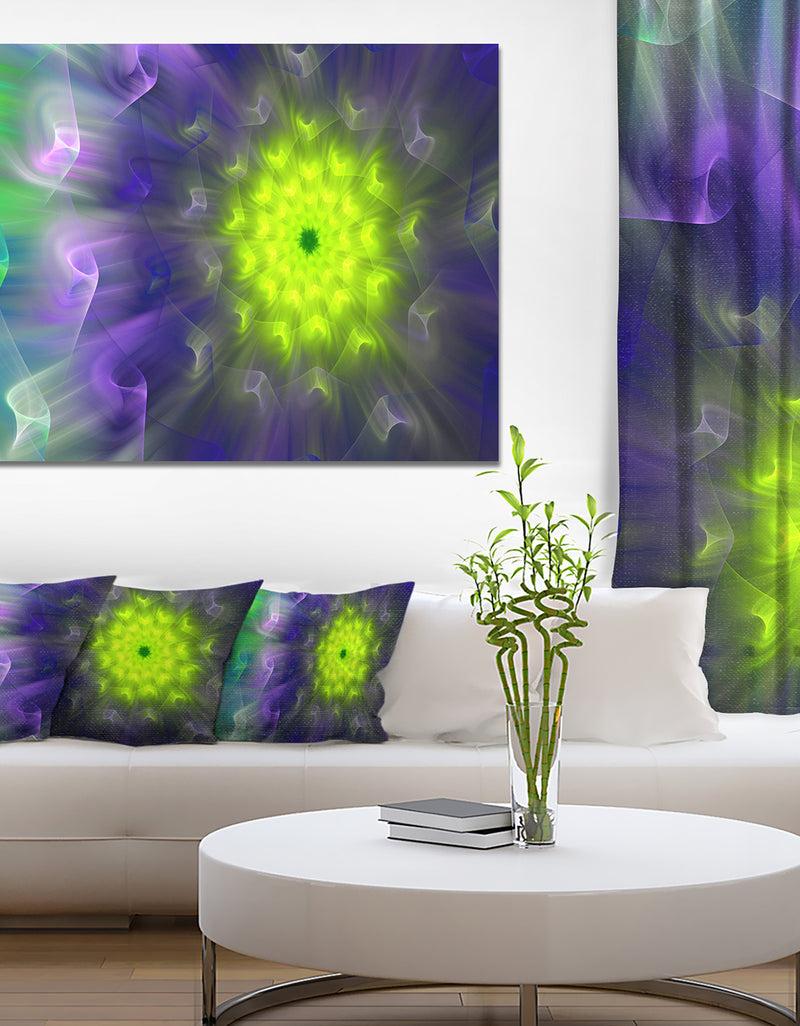 DesignQ Amazing Dance of Exotic Petals - Extra Large Floral Canvas Art Print