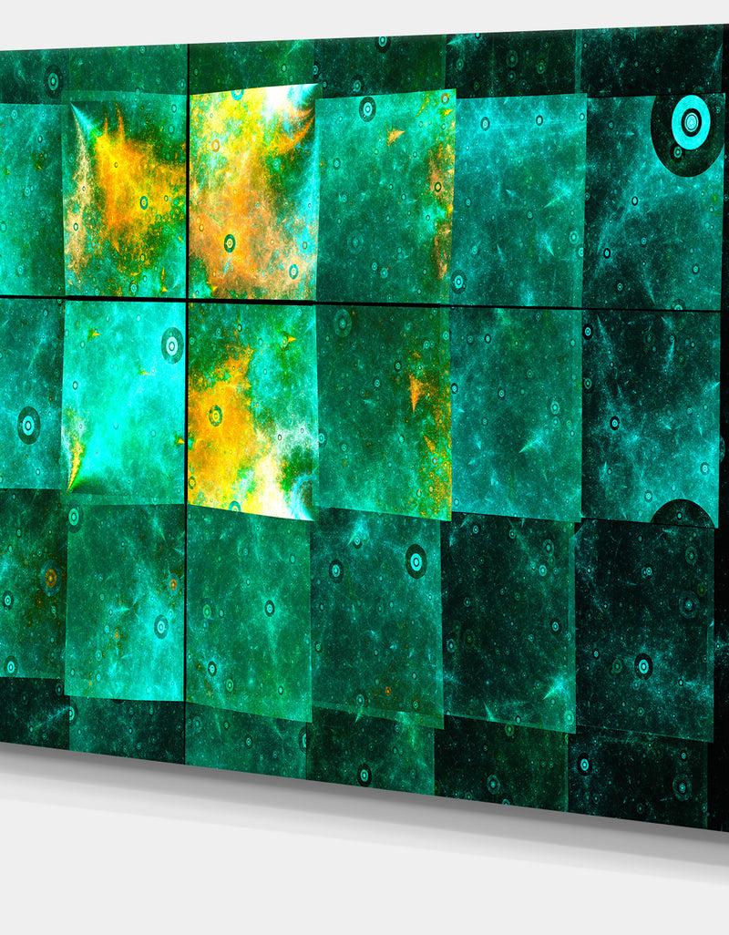 DesignQ Astrological Space Map'Extra Large Abstract Canvas Art Print