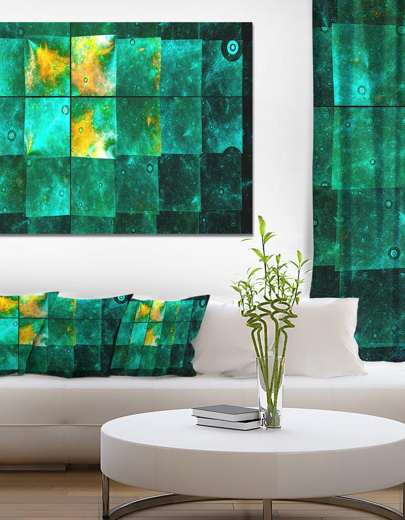 DesignQ Astrological Space Map'Extra Large Abstract Canvas Art Print