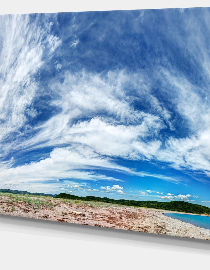 DesignQ Awesome Pacific Ocean - Landscape Wall Artwork