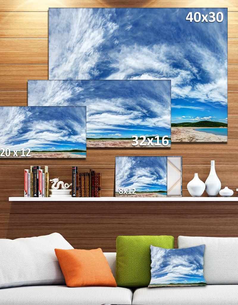 DesignQ Awesome Pacific Ocean - Landscape Wall Artwork