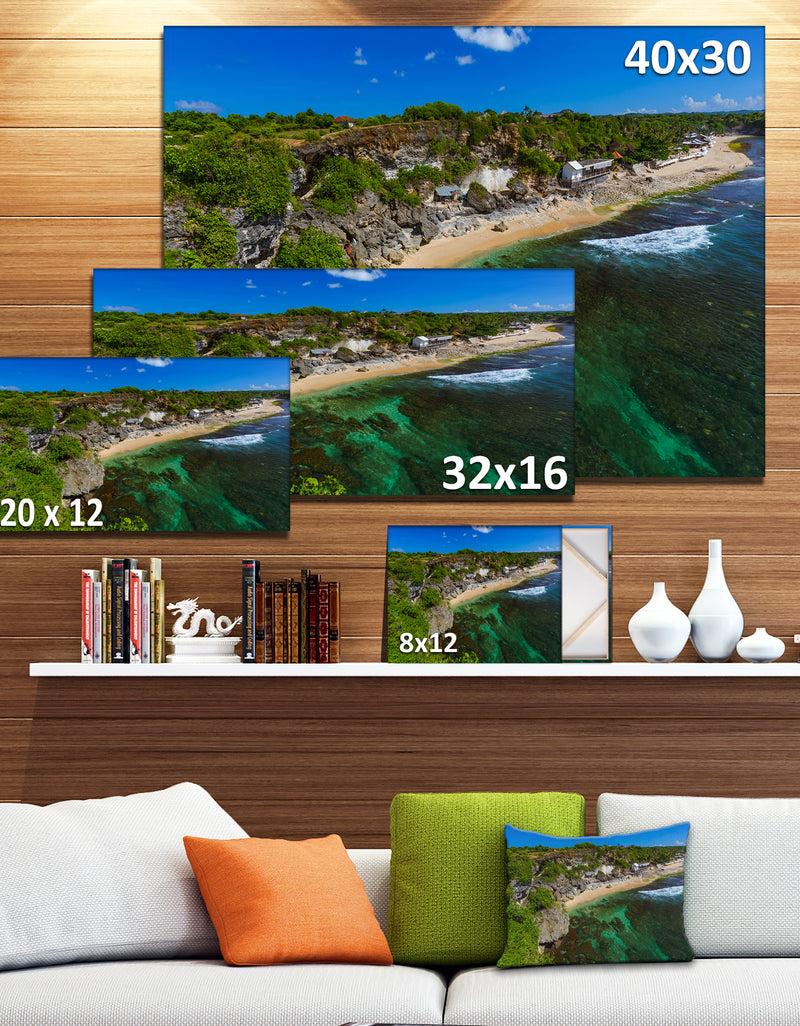 DesignQ Balangan Beach - Bali Indonesia - Seashore Canvas Wall Artwork