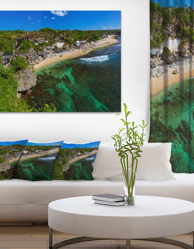 DesignQ Balangan Beach - Bali Indonesia - Seashore Canvas Wall Artwork