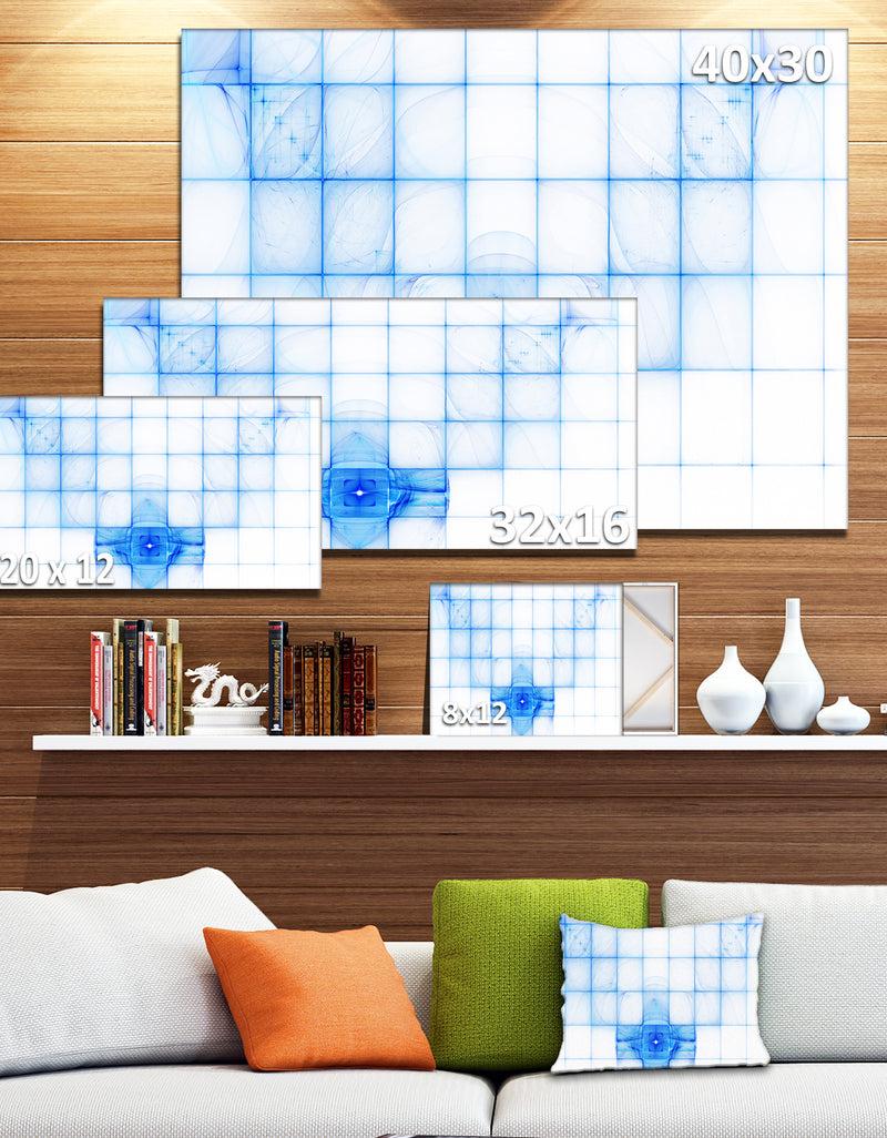 DesignQ Bat Outline On Radar Screen - Abstract Wall Art On Canvas