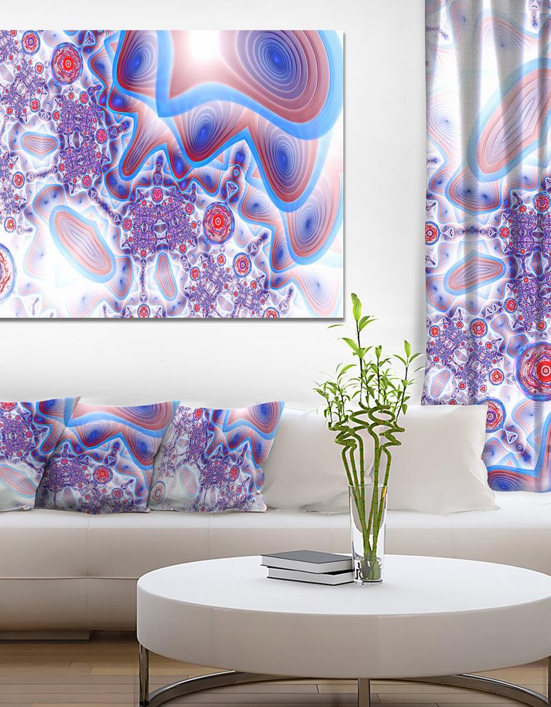 DesignQ Beautiful Extraterrestrial Life Cells - Extra Large Floral Canvas Art Print