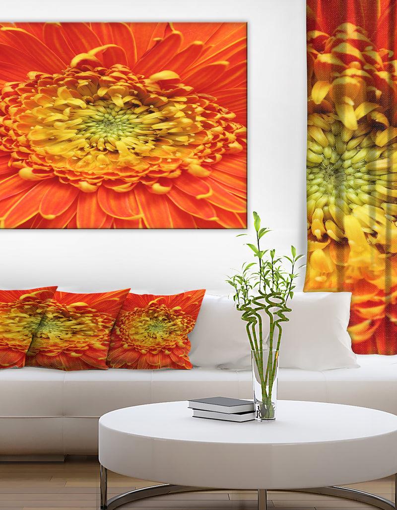 DesignQ Beautiful Gerbera Flower In Brig - Modern Floral Wall Artwork