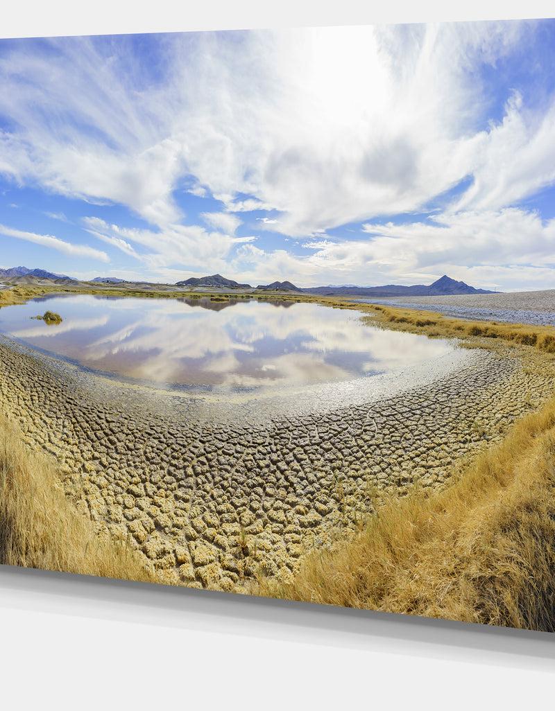 DesignQ Beautiful Grimshaw Lake - Modern Landscpae Wall Art