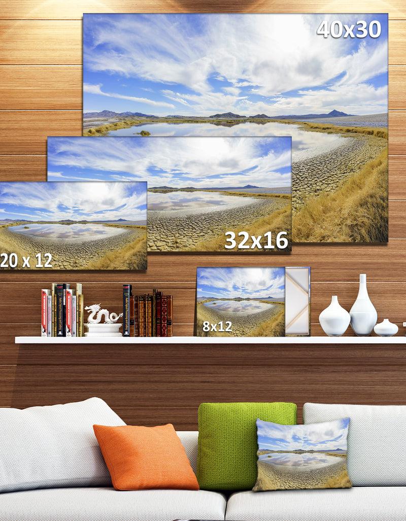 DesignQ Beautiful Grimshaw Lake - Modern Landscpae Wall Art
