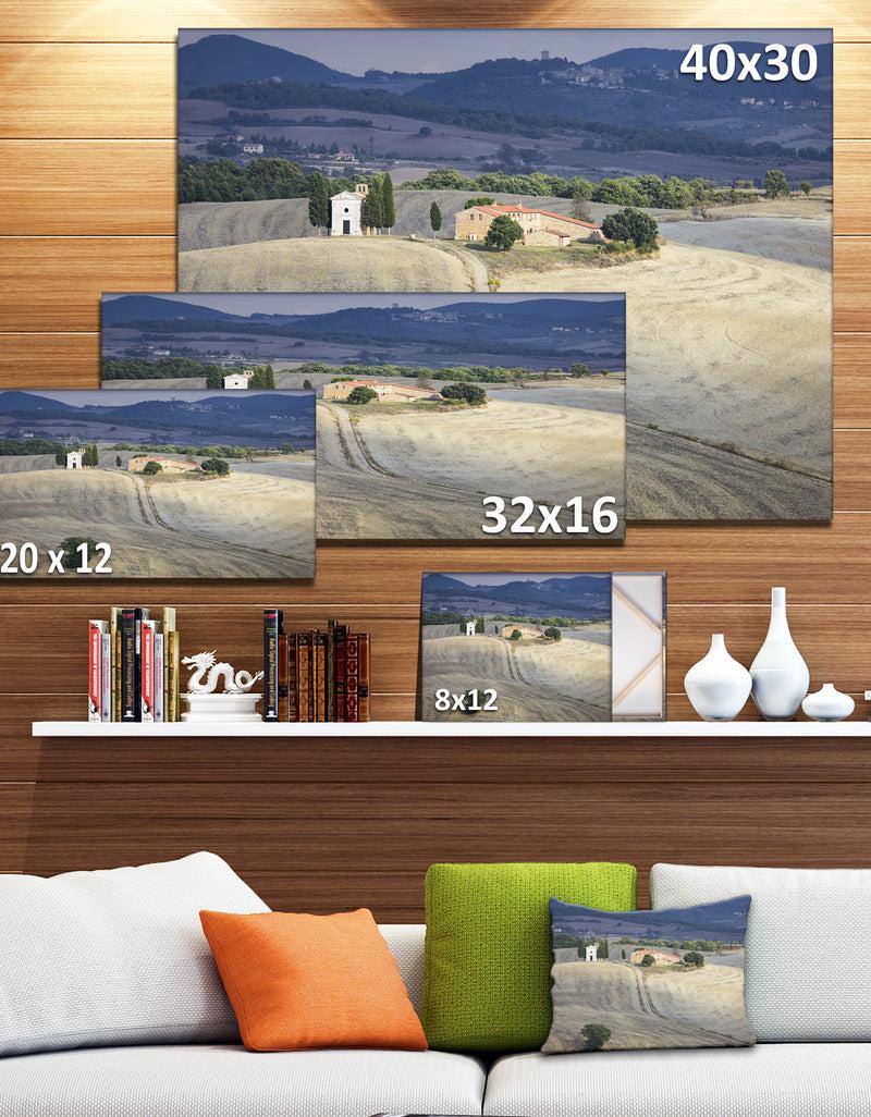 DesignQ Beautiful Sandy Landscape - Landscape Canvas Wall Artwork