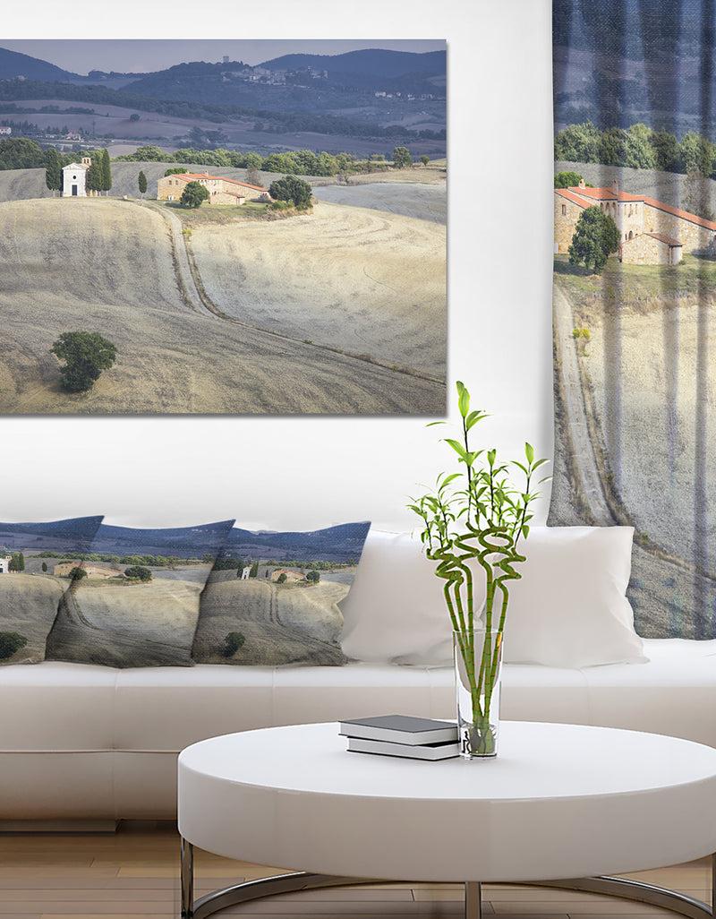 DesignQ Beautiful Sandy Landscape - Landscape Canvas Wall Artwork