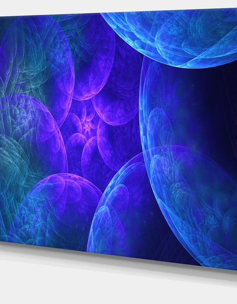 DesignQ Biblical Sky With Blue Clouds - Abstract Wall Art Canvas