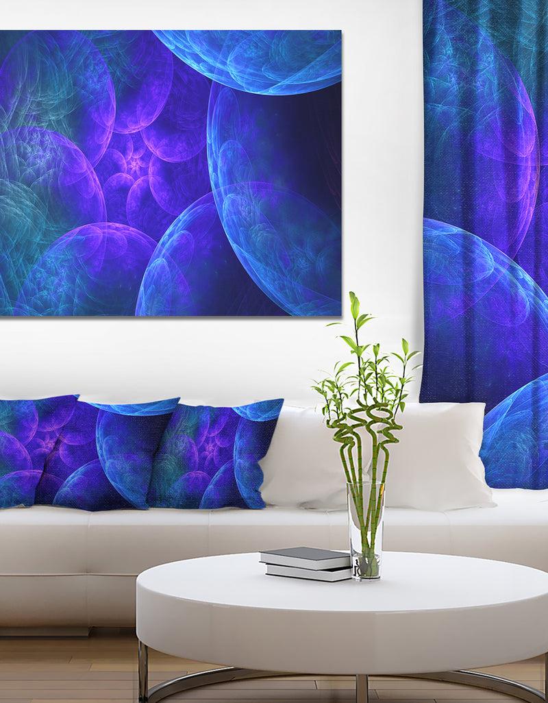 DesignQ Biblical Sky With Blue Clouds - Abstract Wall Art Canvas