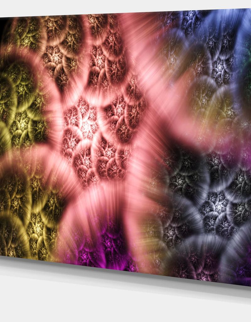 DesignQ Biblical Sky With Multi-Color Clouds - Abstract Wall Art Canvas