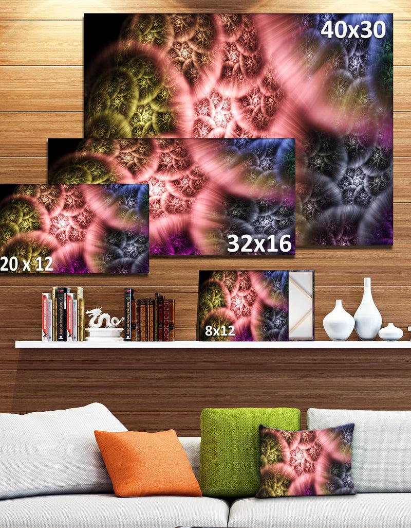 DesignQ Biblical Sky With Multi-Color Clouds - Abstract Wall Art Canvas