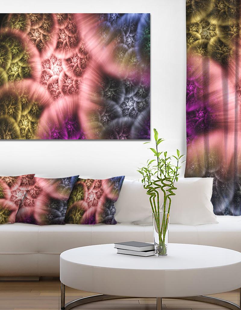 DesignQ Biblical Sky with Multi-Color Clouds - Abstract Wall Art Canvas