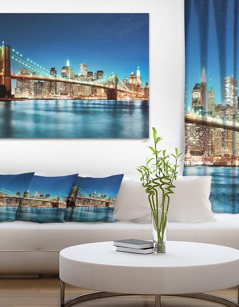 DesignQ Big Apple New York - Cityscape Photo Canvas Print