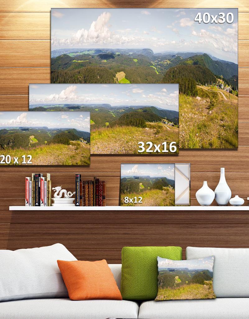 DesignQ Black Forest Germany Panorama - Landscape Wall Artwork