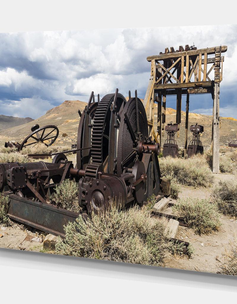 DesignQ Bodie Ghost Town - Landscapes Photography On Wrapped Canvas