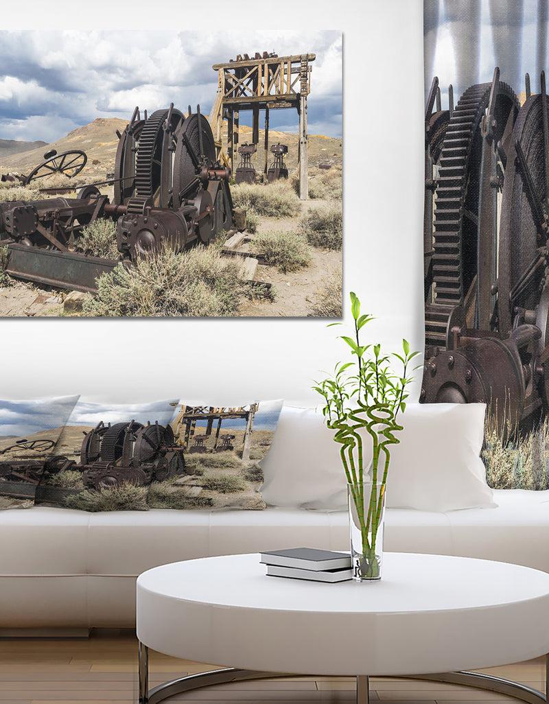 DesignQ Bodie Ghost Town - Landscapes Photography On Wrapped Canvas
