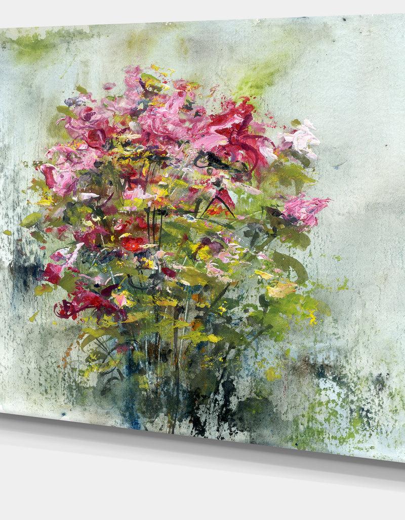 DesignQ Bouquets Of Roses Painting Art - Floral Canvas Artwork