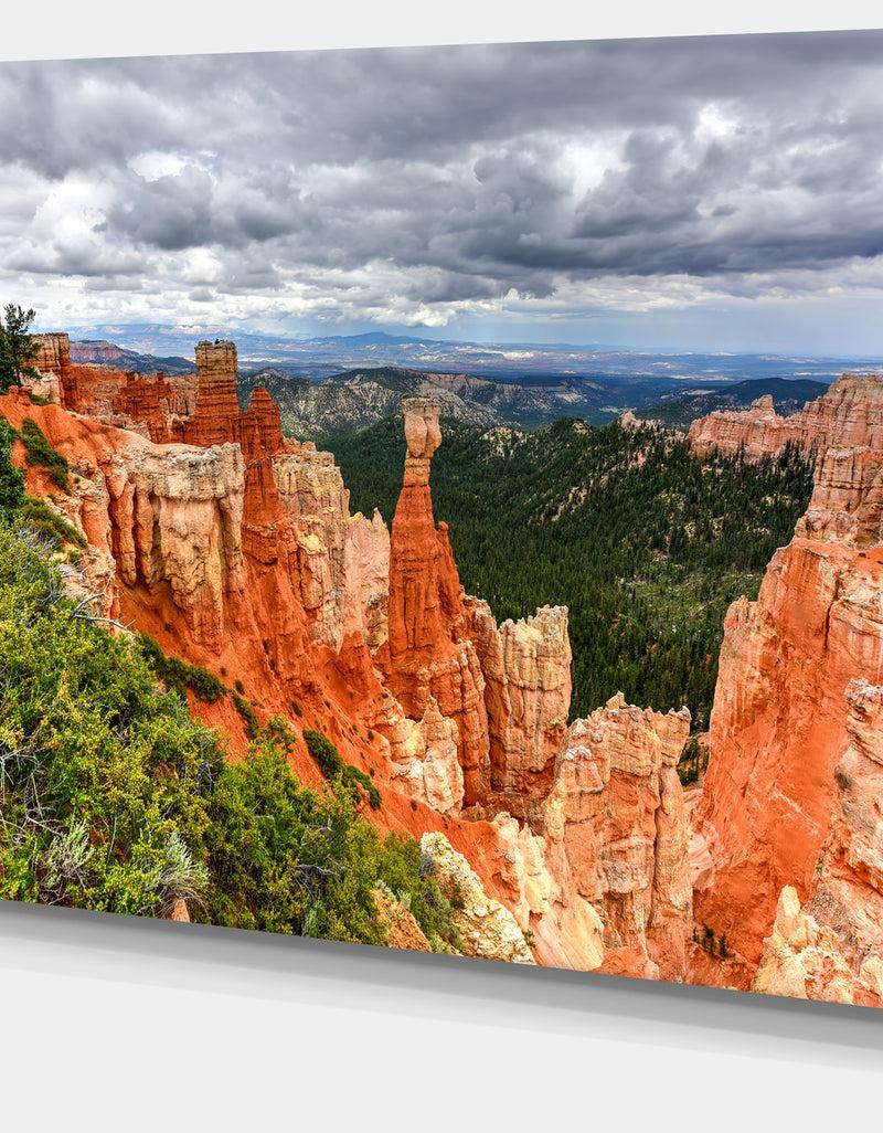 DesignQ Bryce Canyon National Park - Extra Large Landscape Canvas Art Print