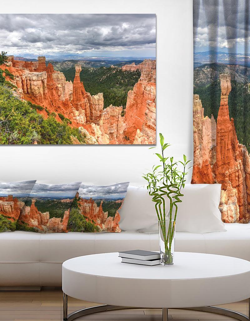 DesignQ Bryce Canyon National Park - Extra Large Landscape Canvas Art Print