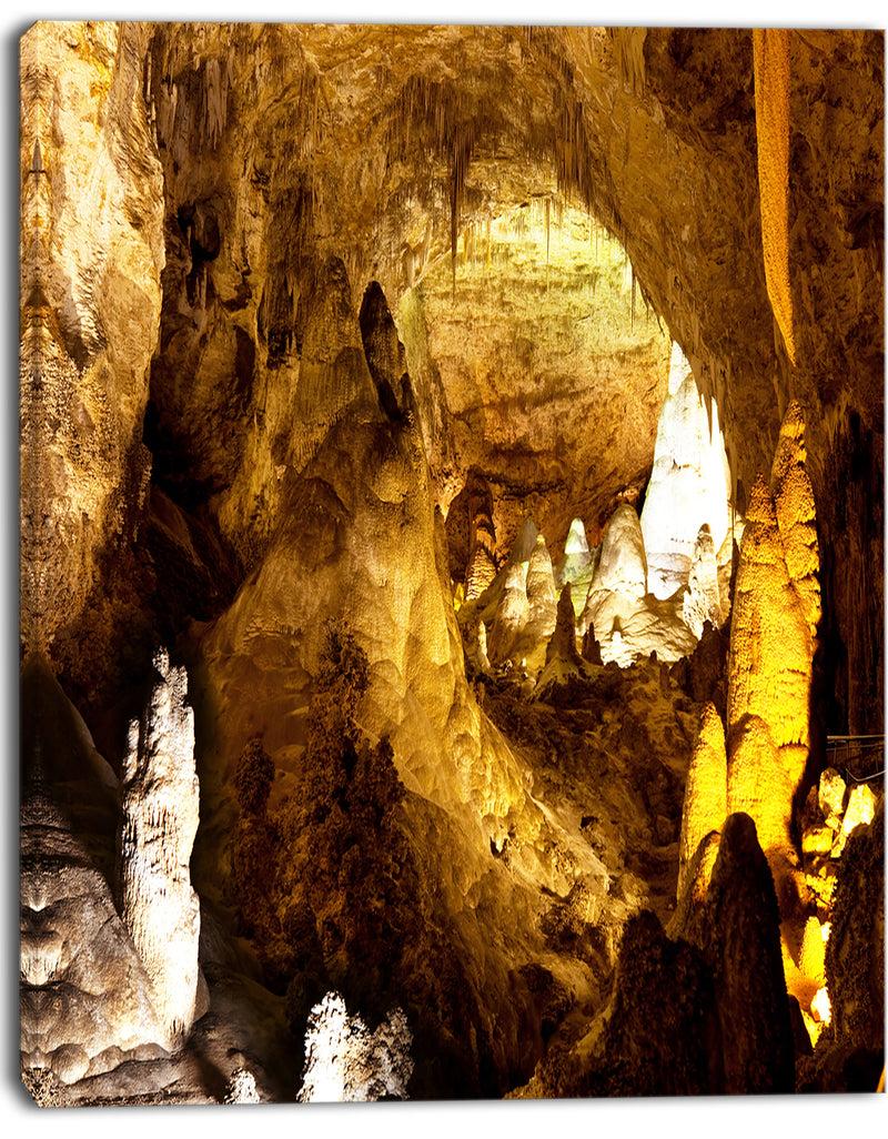 DesignQ Carlsbad Caverns National Park - Oversized Landscape Canvas Art