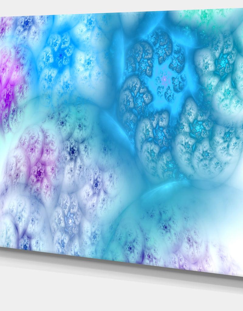 DesignQ Clear Blue Magic Stormy Sky - Extra Large Abstract Canvas Art Print