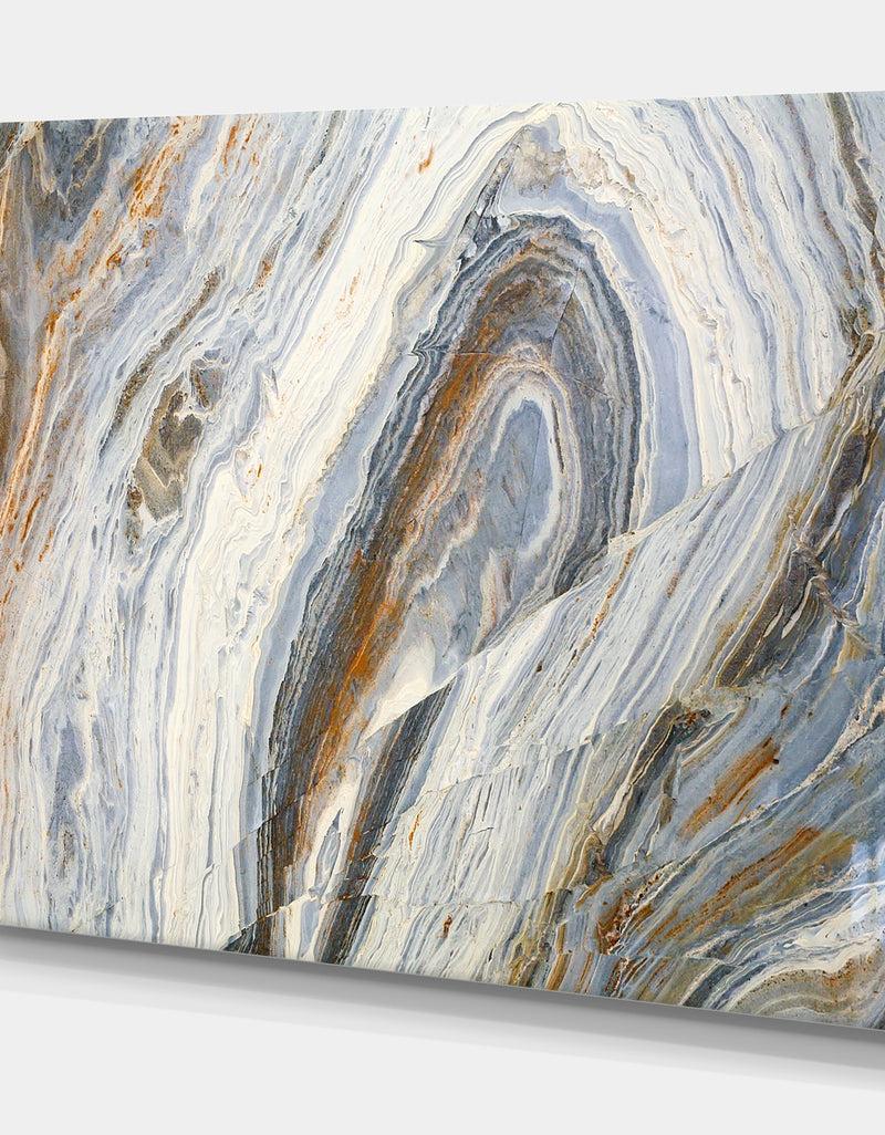 DesignQ Colorful Abstract Rock - Stone Photographic On Wrapped Canvas