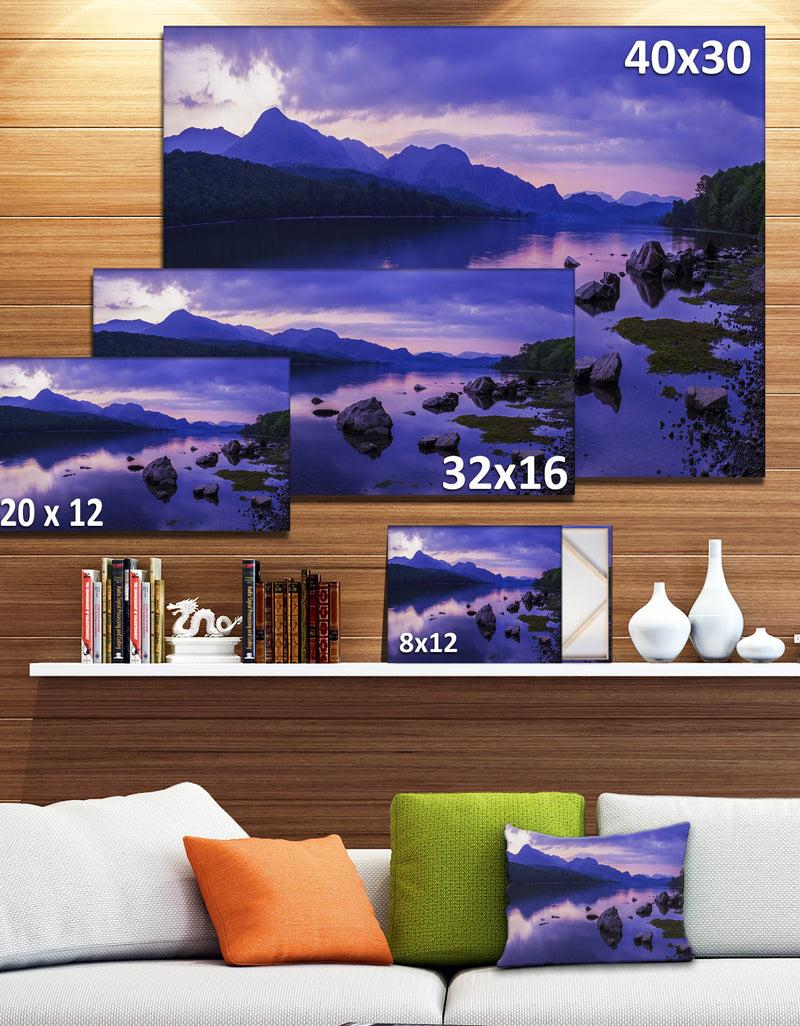 DesignQ Coniston Water In The Lake District - Landscape Artwork Canvas