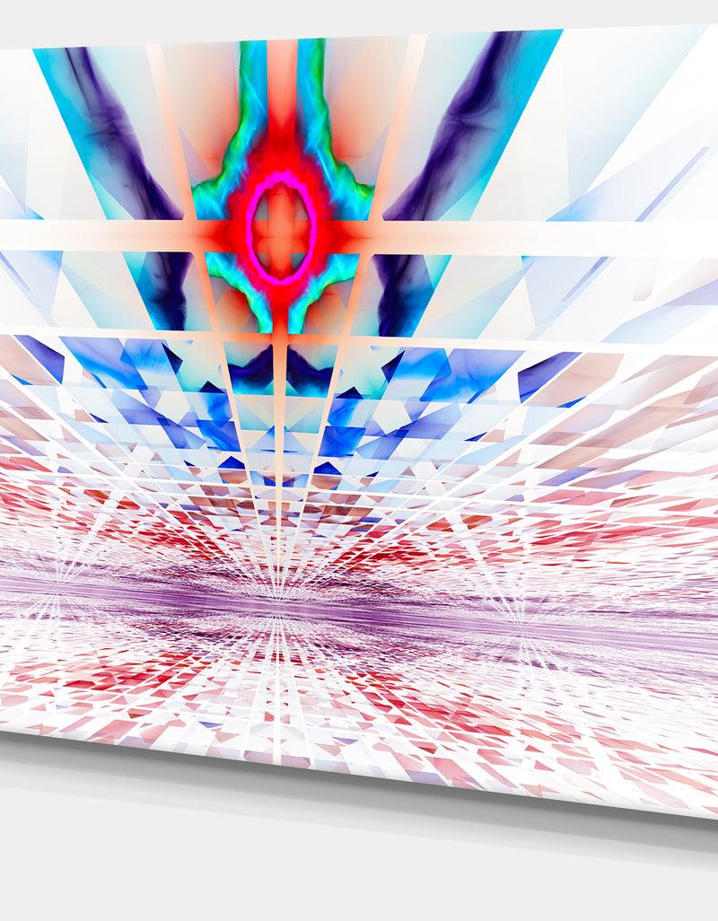 DesignQ Cosmic Horizons Apocalypse - Extra Large Abstract Canvas Art Print Canvas