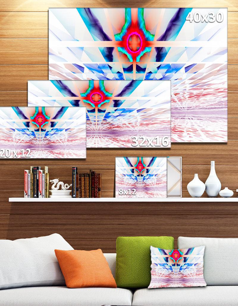 DesignQ Cosmic Horizons Apocalypse - Extra Large Abstract Canvas Art Print Canvas