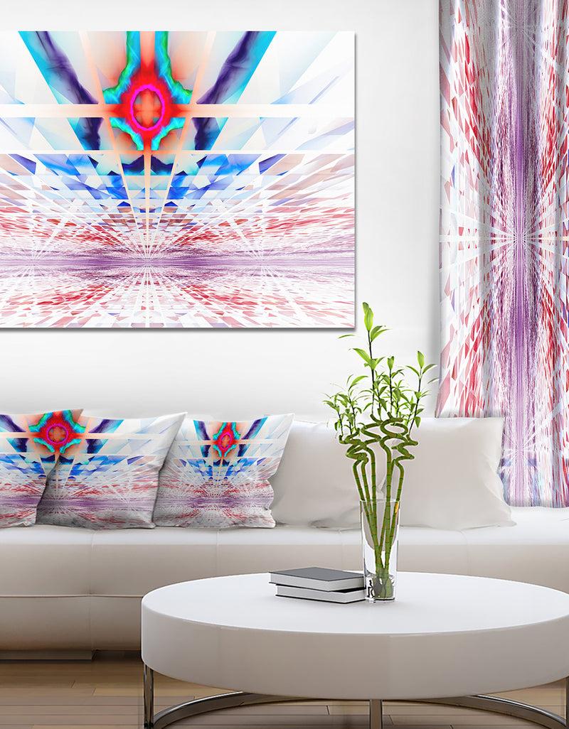 DesignQ Cosmic Horizons Apocalypse - Extra Large Abstract Canvas Art Print Canvas