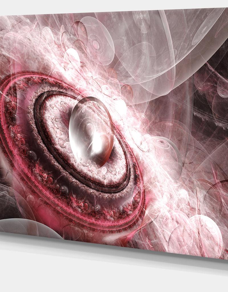 DesignQ Crystal Rotating Flying Saucer - Extra Large Floral Canvas Art Print