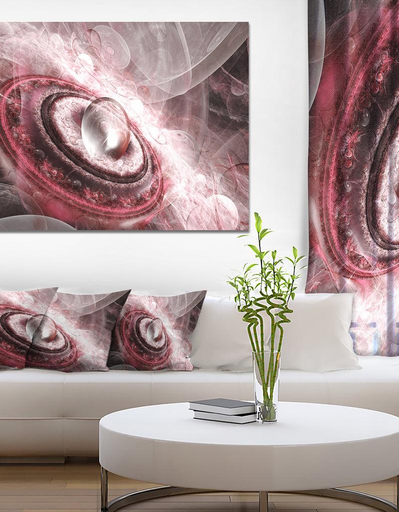 DesignQ Crystal Rotating Flying Saucer - Extra Large Floral Canvas Art Print