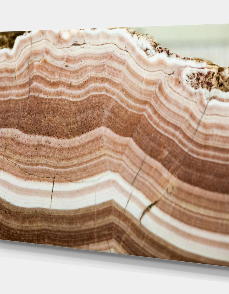 DesignQ Crystals Minerals And Stones - Stone Photographic On Wrapped Canvas